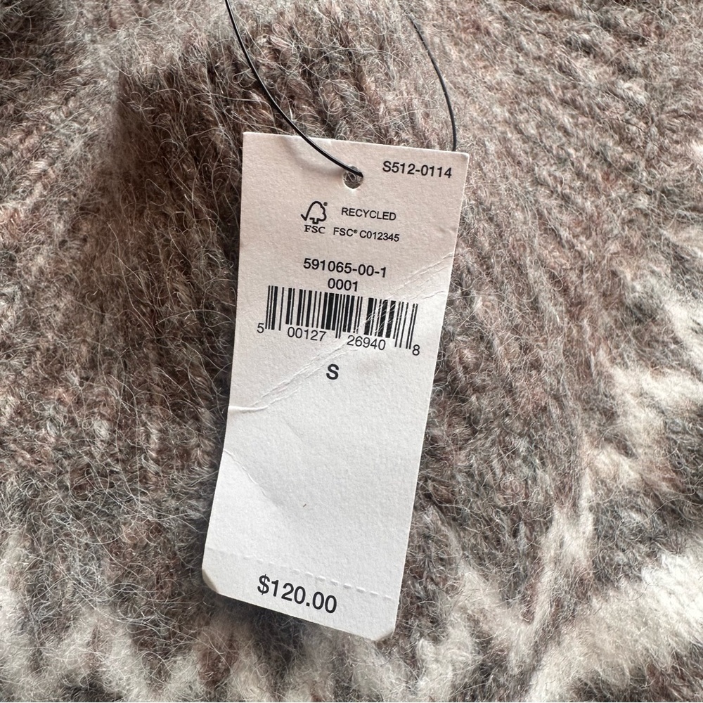 Banana Republic Fair Aisle Mock Neck Wool Blend Sweater - Picture 6 of 10